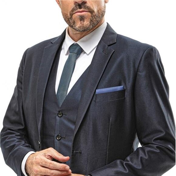 40 Pack 8.5x8.5 inch Pocket Squares Men's Handkerchief Mens Pocket Squares - Picture 7 of 8